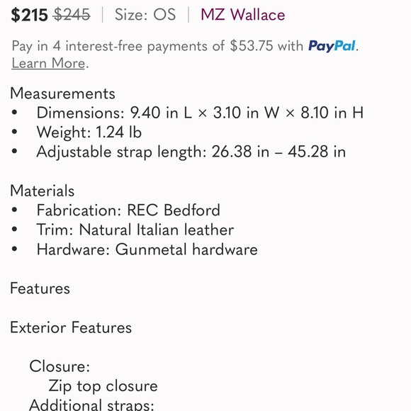 MZ Wallace Bowery Crossbody Bag - Picture 14 of 14